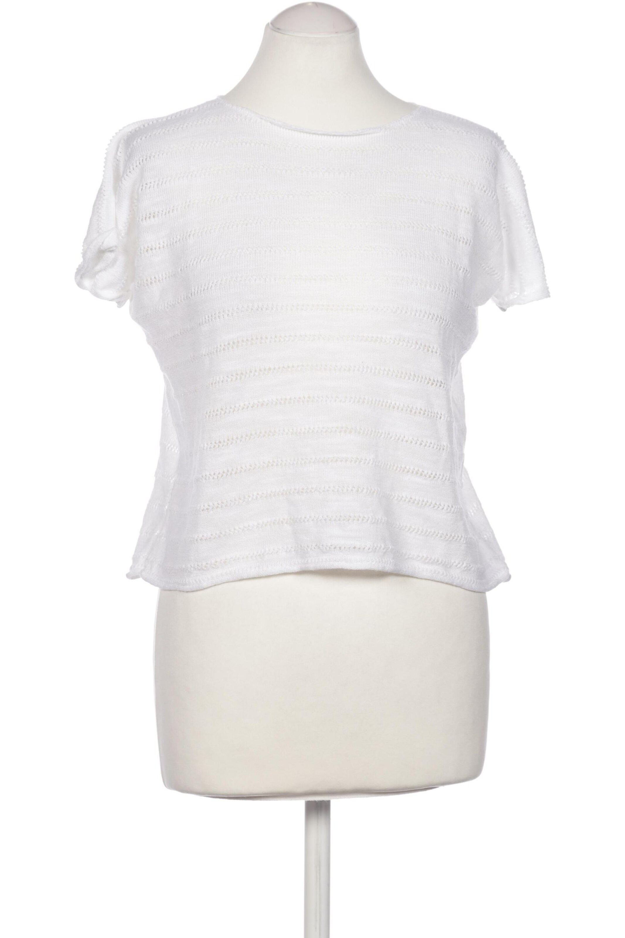 UNITED COLORS OF BENETTON Pullover M in Weiß: Vorderseite