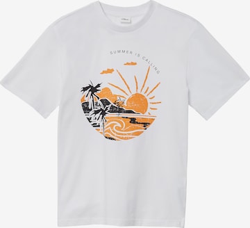 s.Oliver Shirt in Wit: voorkant