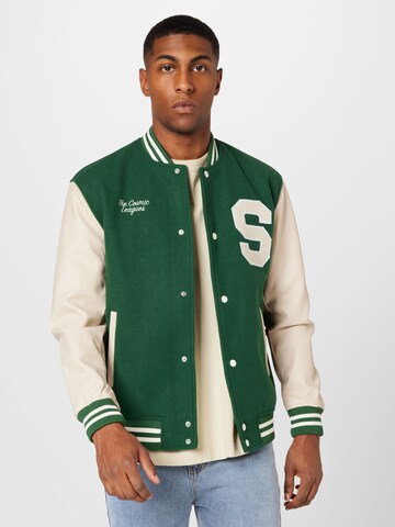 Veste mi-saison 'JAY' Only & Sons en vert : devant