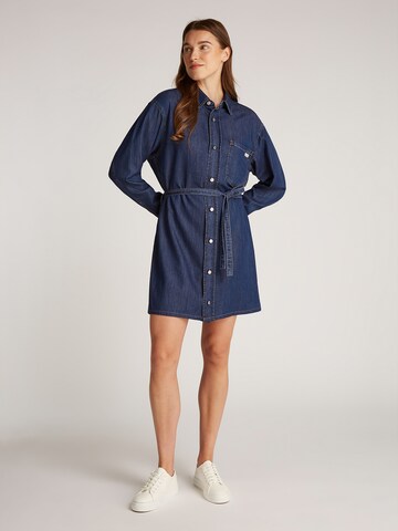 Robe-chemise Calvin Klein Jeans en bleu : devant