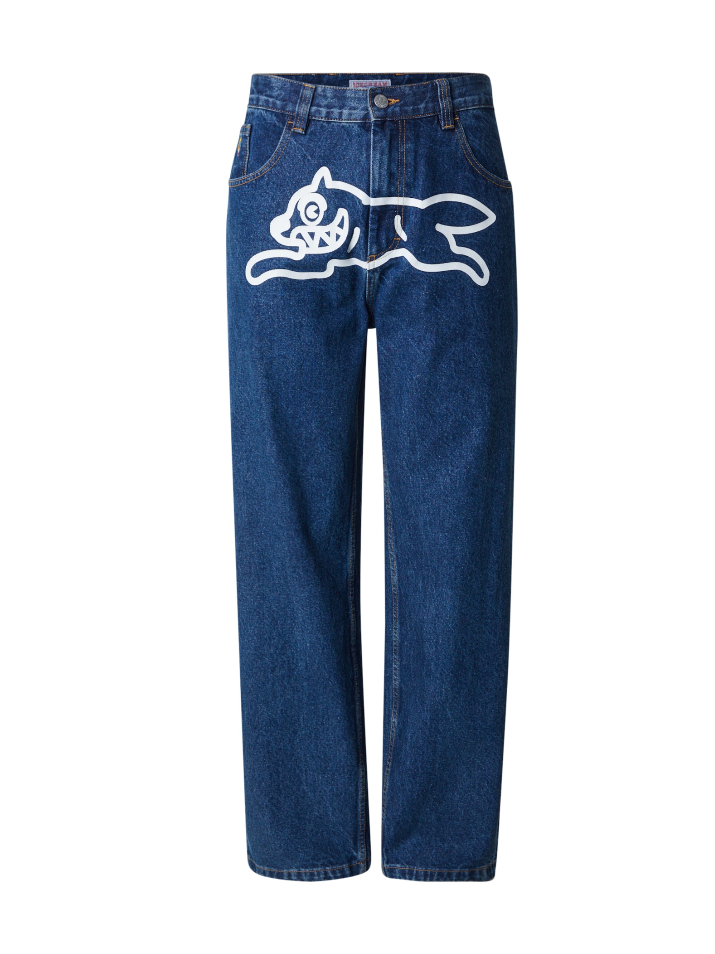 Billionaire Boys Club Джинсы в Джинсовый синий / Белый, Обзор товара