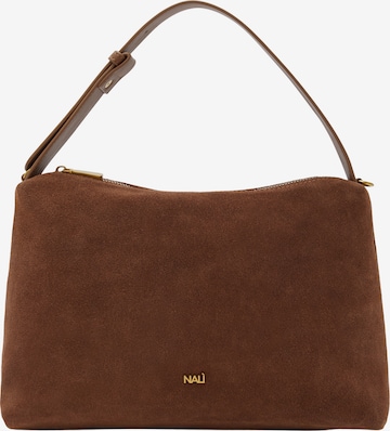 NALì Shoulder bag 'CELESTE' in Brown: front
