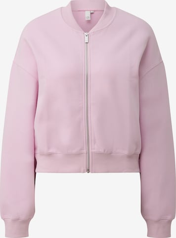 QS Collegetakki värissä vaaleanpunainen: etupuoli