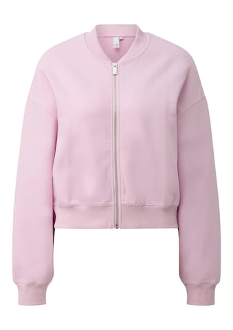 Veste de survêtement QS en rose : devant