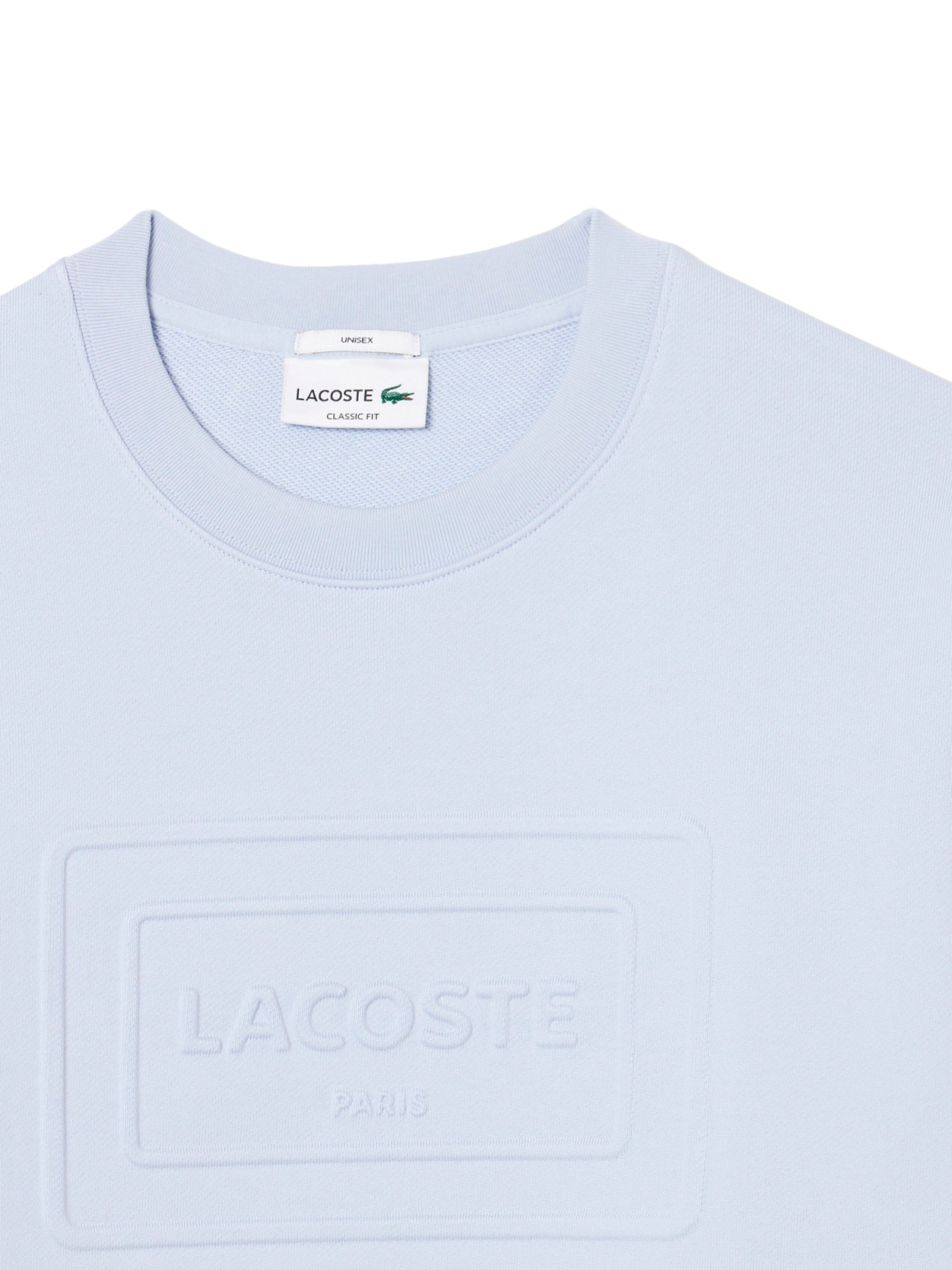 Felpa di LACOSTE in blu