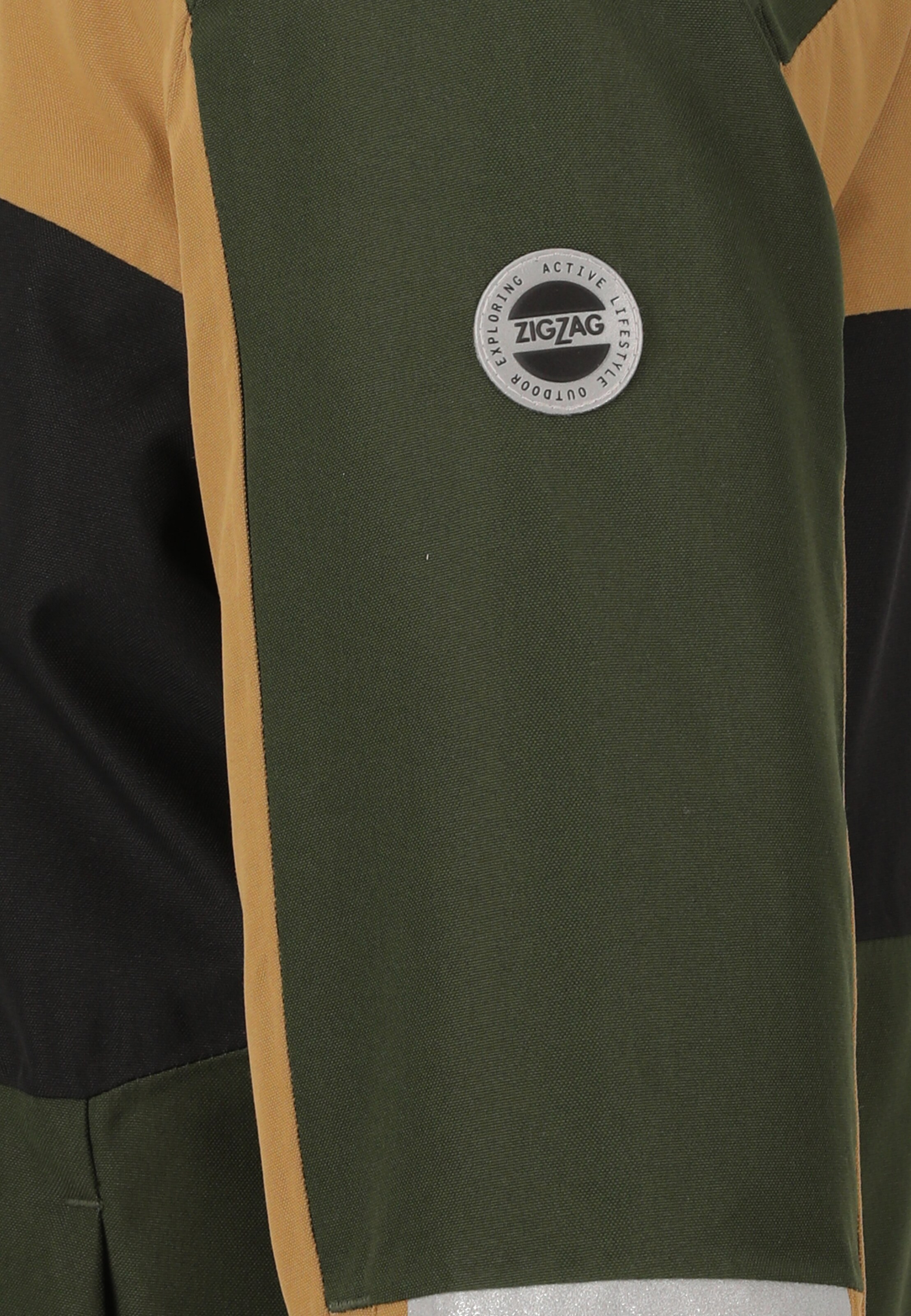 ZigZag Winter Jacket in Green