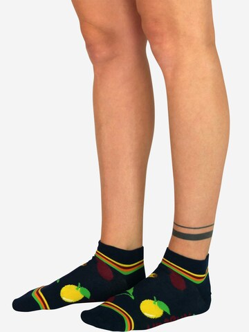 Chaussettes UNABUX en bleu : devant