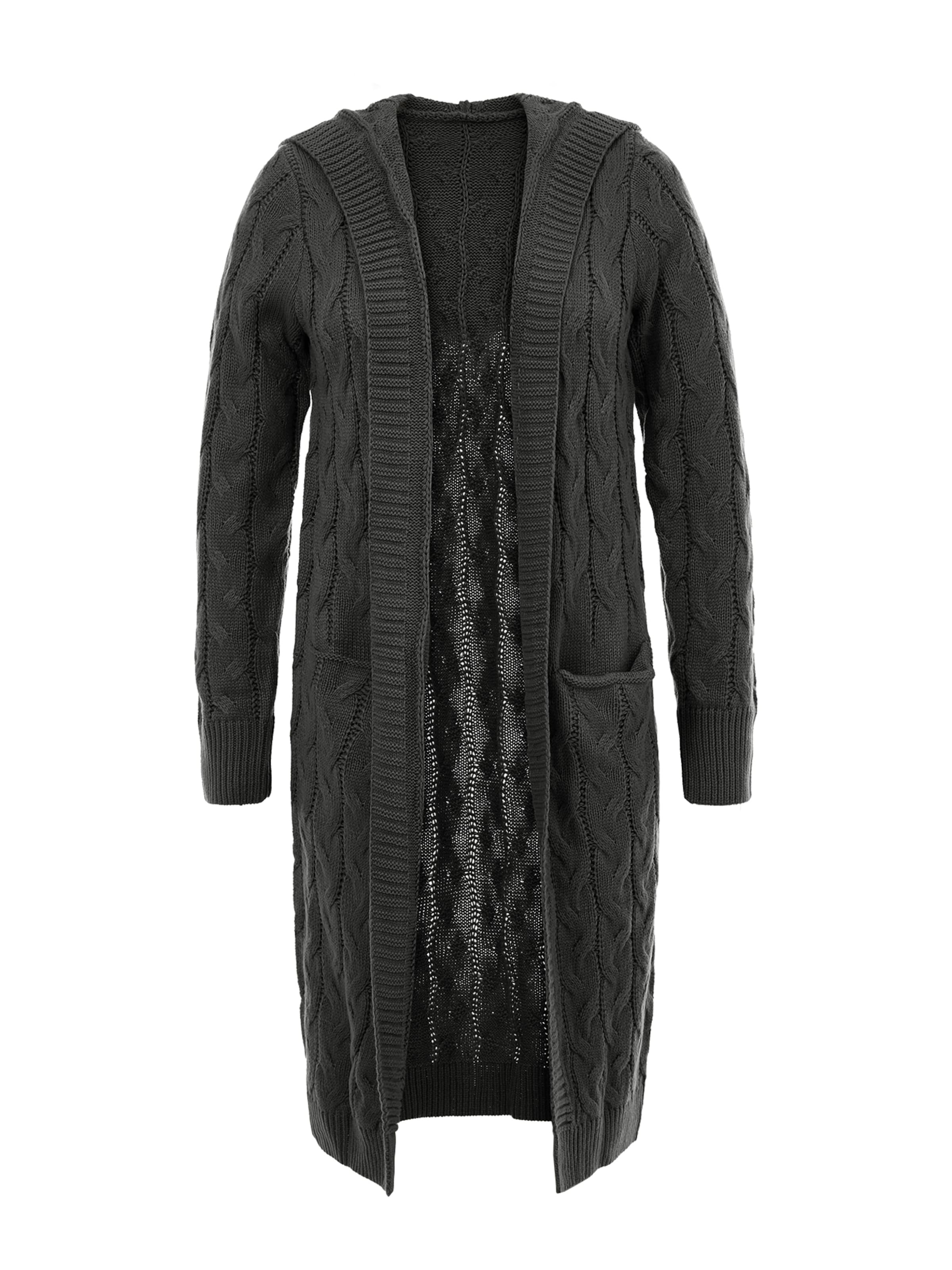 Cappotto in maglia di Imily Bela in grigio: frontale