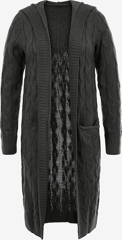 Imily Bela Вязаное пальто в Серый: спереди