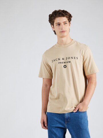 JACK & JONES T-Shirt 'MASON' in Beige: Vorderseite