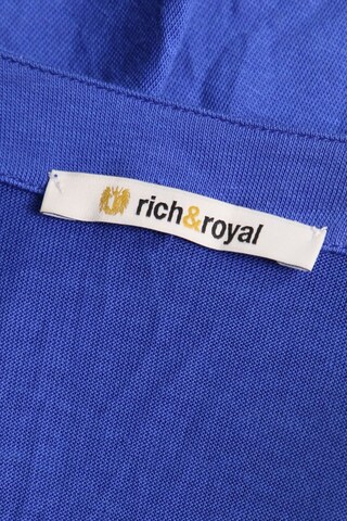 Rich & Royal Strickjacke S in Blau