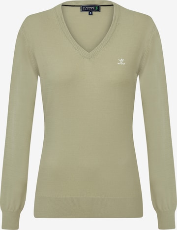 Pullover 'Verty' di Sir Raymond Tailor in verde: frontale