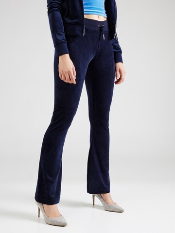 Flared Pantaloni 'LAYLA' di Juicy Couture in blu: frontale