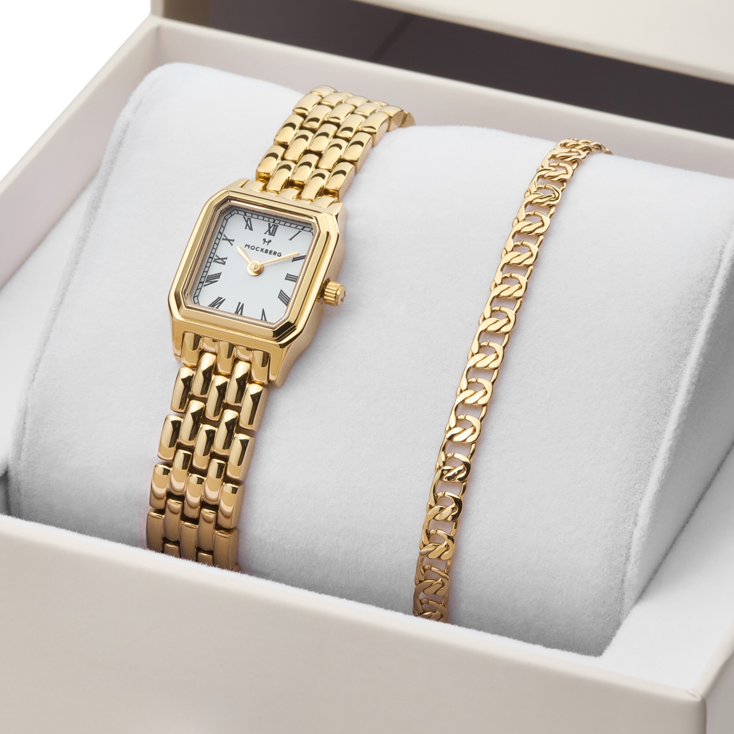 Mockberg Uhr in Gold