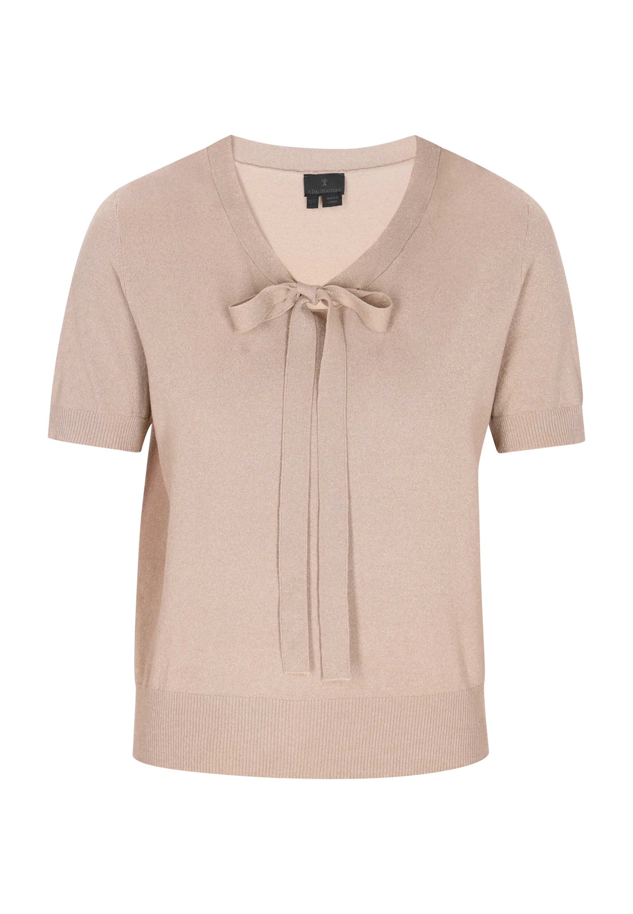 DreiMaster Klassik Pulóver 'Classic Look' - bézs: elől