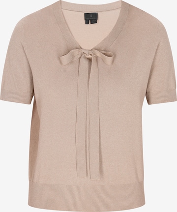 smėlio DreiMaster Klassik Megztinis 'Classic Look': priekis