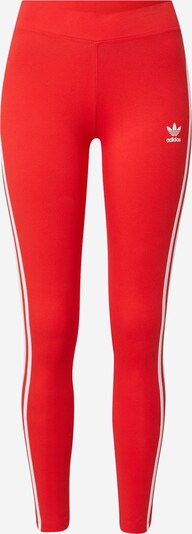 ADIDAS ORIGINALS Leggings 'Adicolor Classics 3-Stripes' en rouge / blanc, Vue avec produit