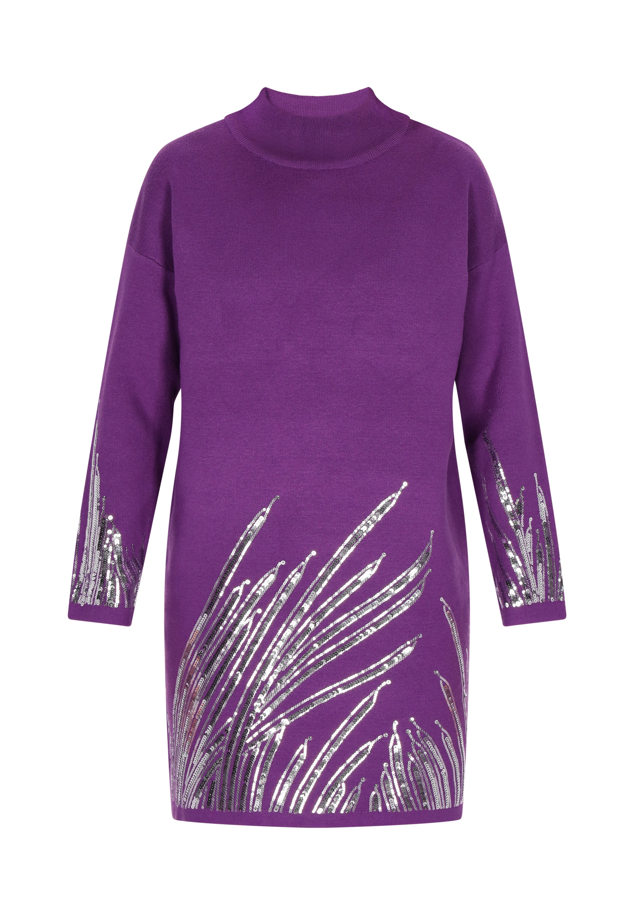 lillā faina Adīta kleita: no priekšpuses