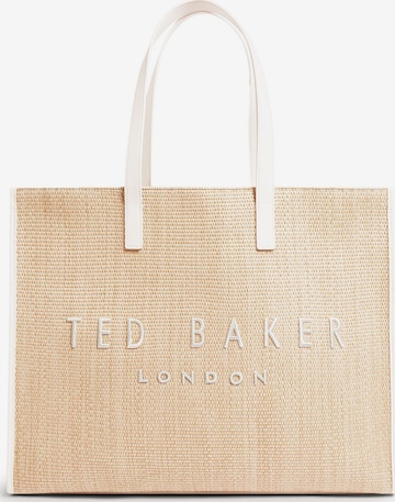Borsa a spalla 'Pallmer' di Ted Baker in beige: frontale