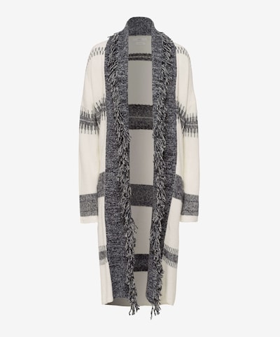 BRAX Knitted Coat 'AMANDA' in mottled grey / White, Item view