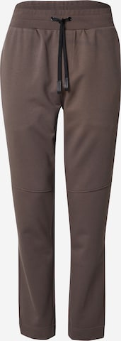 La Martina Slimfit Spodnie w kolorze brązowy: przód