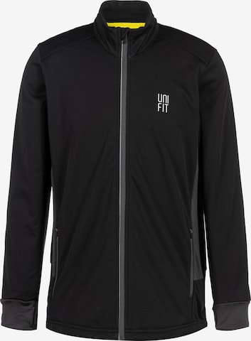 UNIFIT Outdoor jacket in Black: front