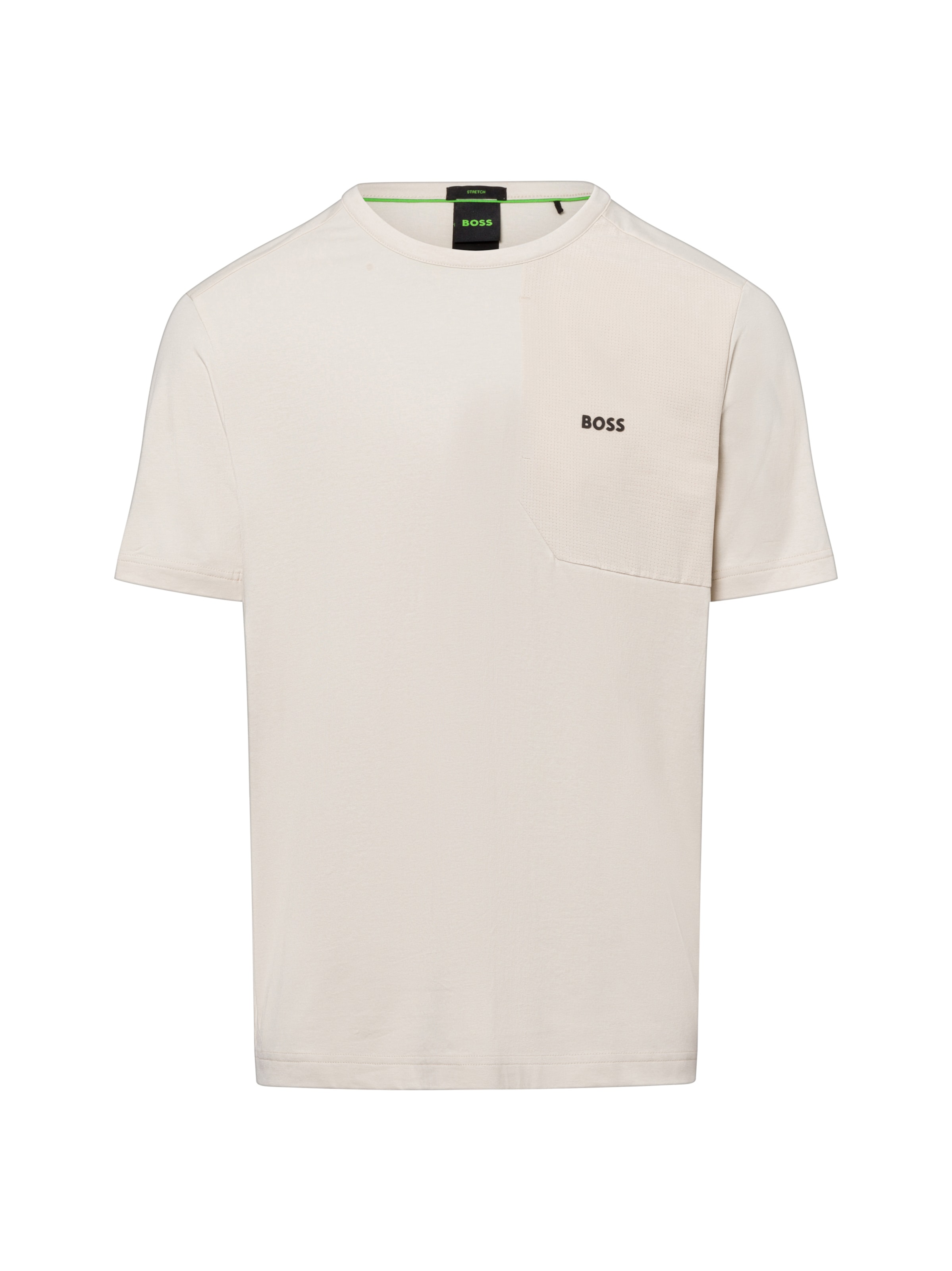 BOSS T-Shirt ' Tee PKT' in Beige: Vorderseite