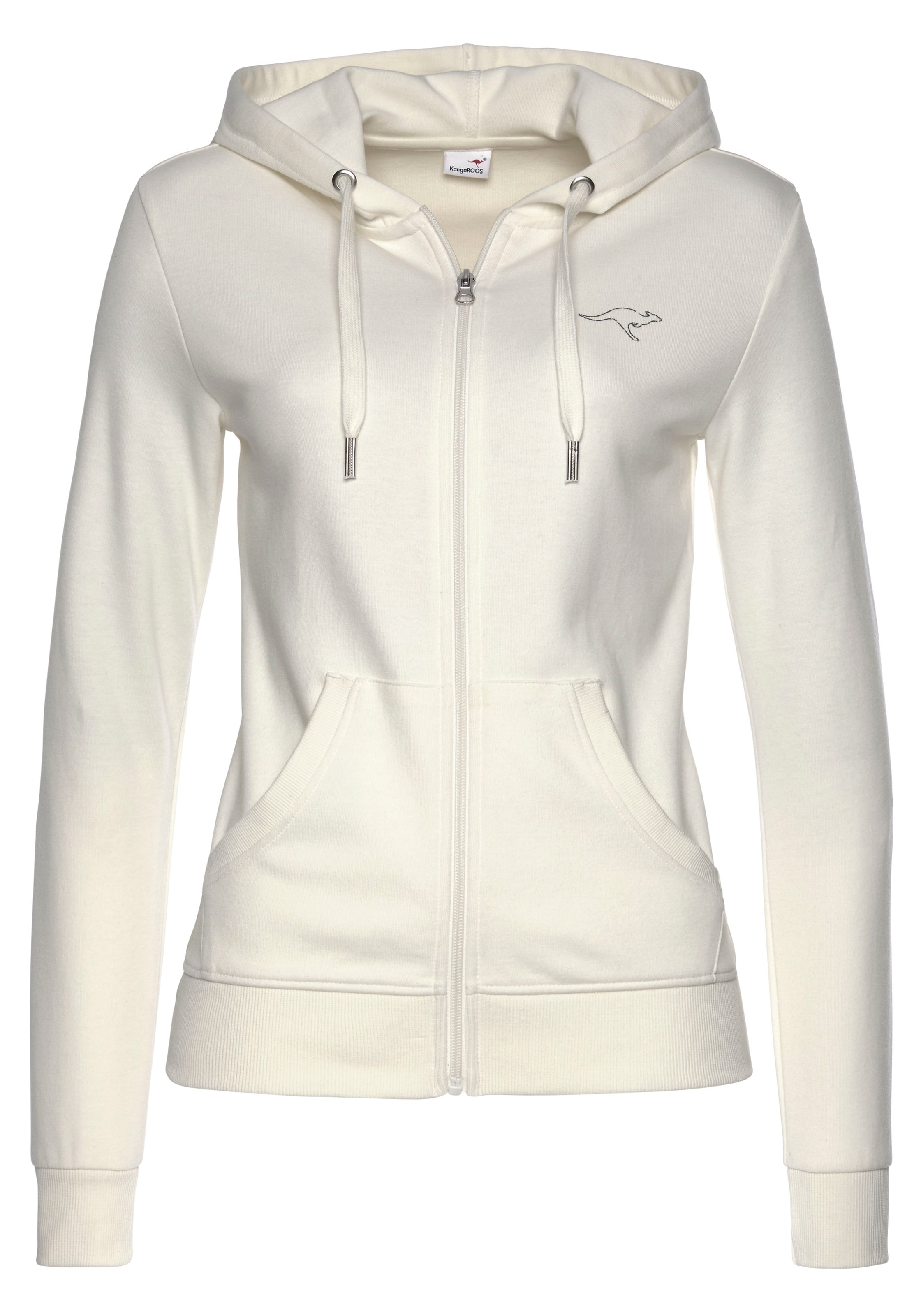 KangaROOS Sweatjakke i hvid: forside