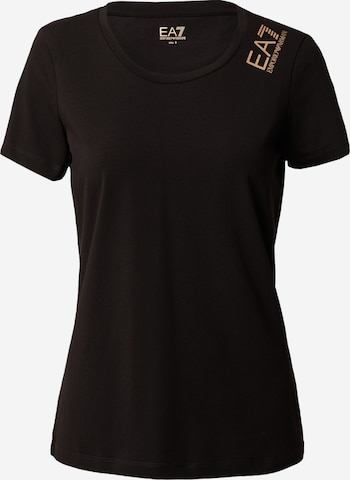 EA7 Emporio Armani Shirts i sort: forside