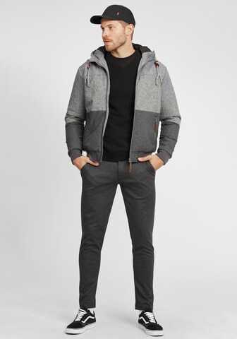 INDICODE JEANS Between-Season Jacket 'Hannibal' in Grey