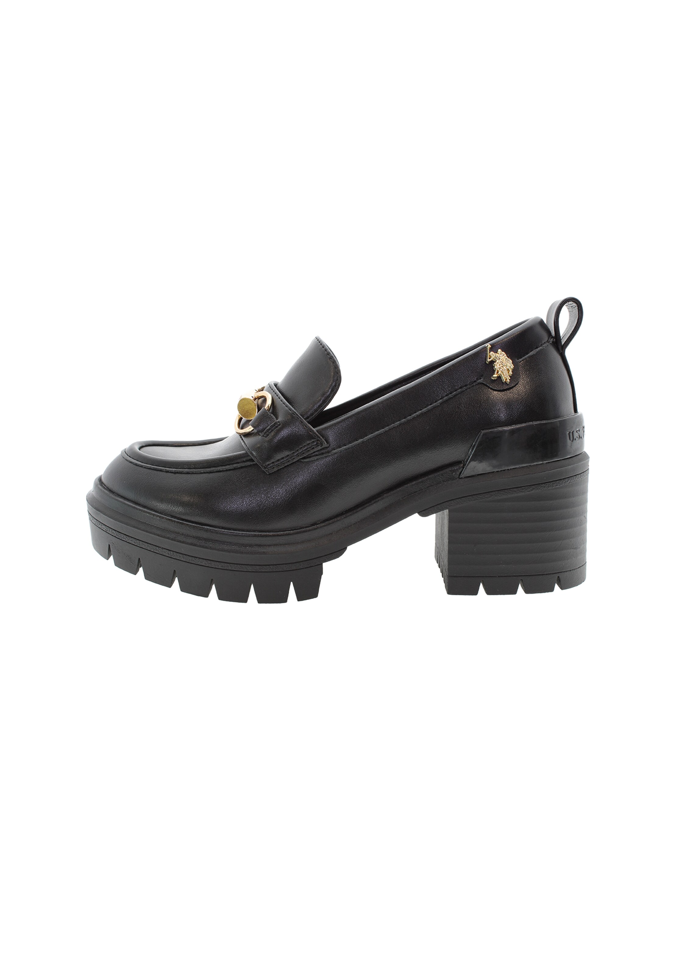 Mocassin U.S. POLO ASSN. en noir : devant