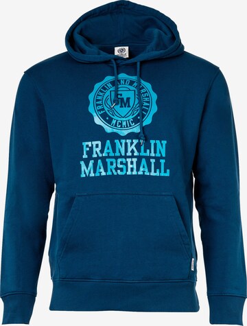 Felpa di FRANKLIN & MARSHALL in blu: frontale