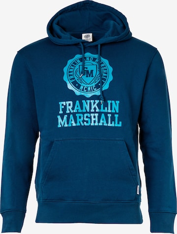 FRANKLIN & MARSHALL Sweatshirt in Blauw: voorkant