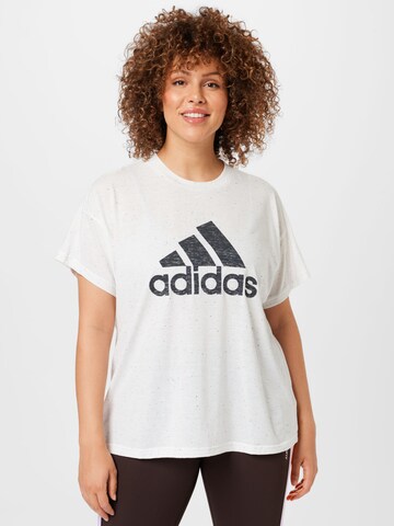 ADIDAS SPORTSWEAR Λειτουργικό μπλουζάκι 'Future Icons Winners 3.0 ' σε λευκό: μπροστά