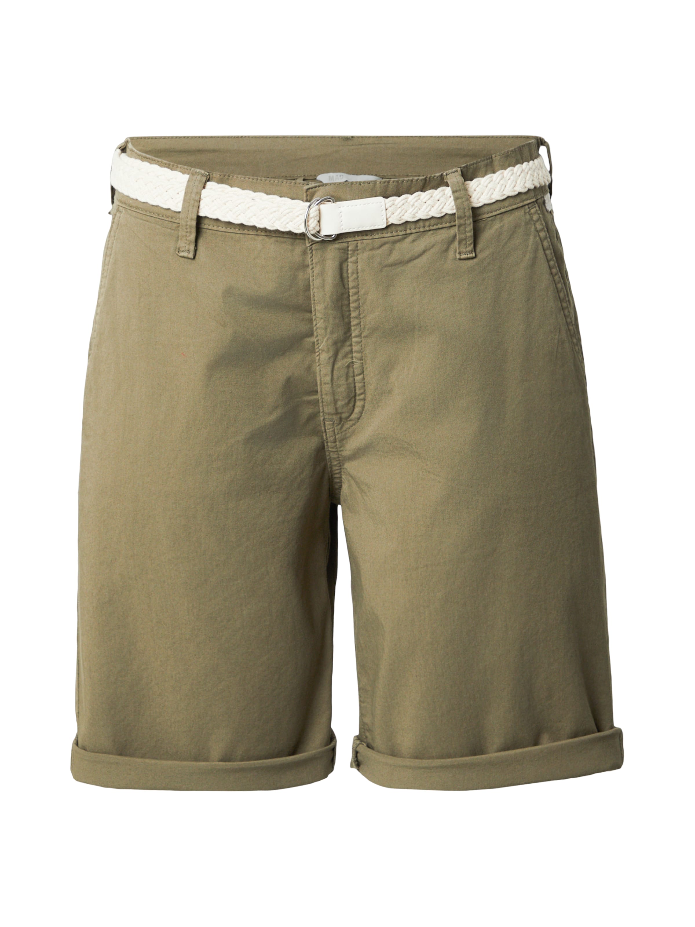 MAC Παντελόνι τσίνο σε πράσινο: μπροστά