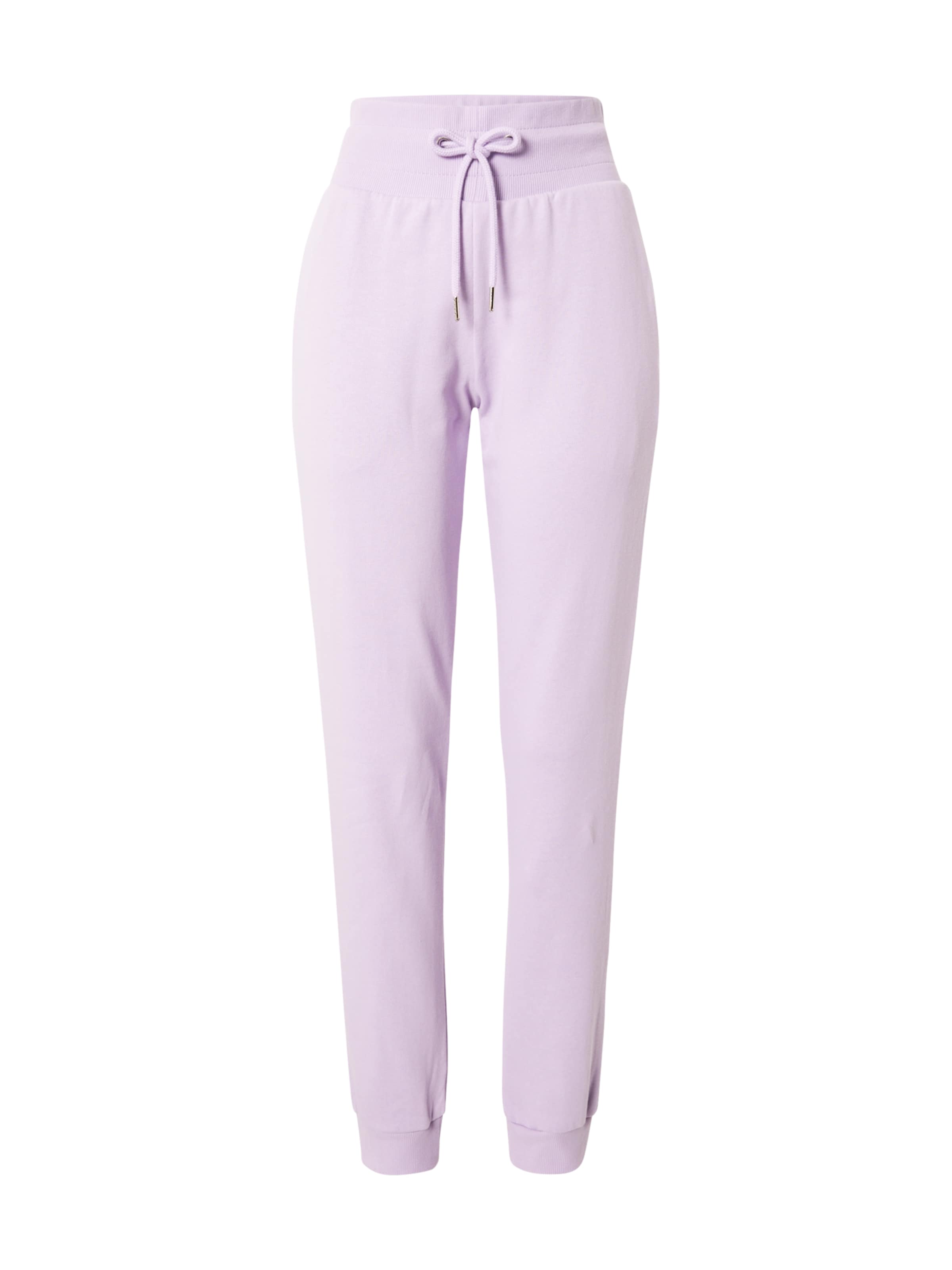 Urban Classics Trousers in Purple: front