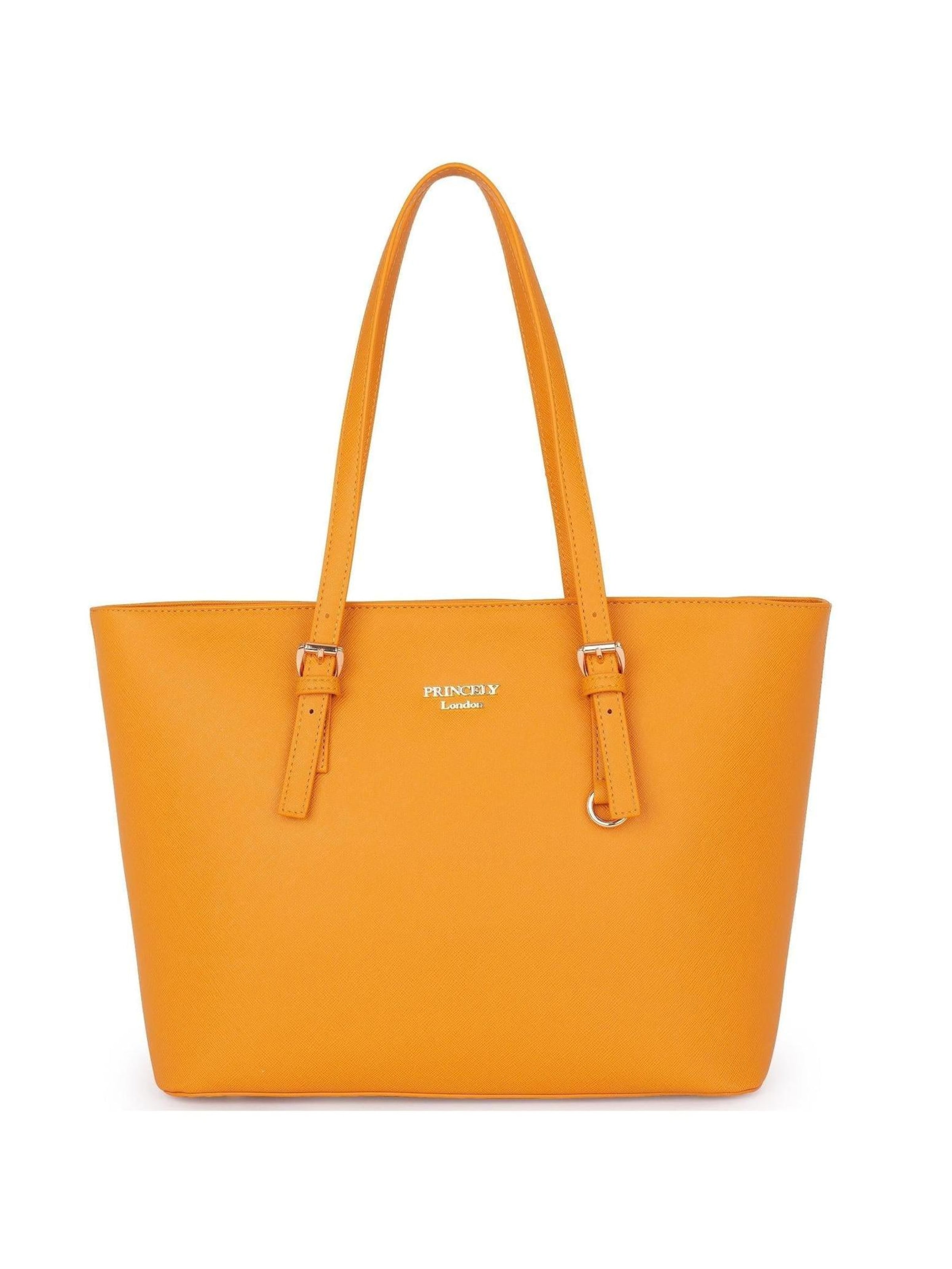 Cabas 'Beverly' Princely London en jaune : devant