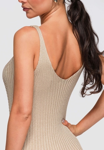 Ombre Evening dress in Beige