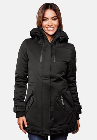 NAVAHOO Winter parka in Black: front