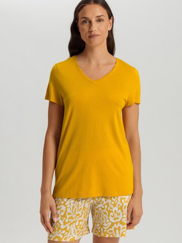 Hanro Shirt 'Sleep & Lounge' in Yellow: front