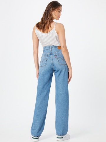 LEVI'S ® Normální Džíny 'Ribcage Straight Ankle' – modrá