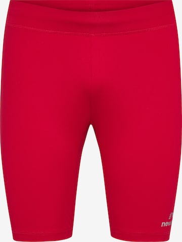 Newline Skinny Sportshorts in Rot: predná strana