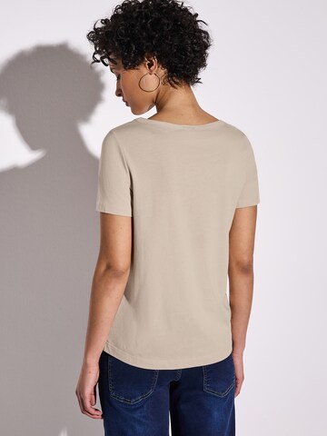 T-shirt 'SIMPLE' STREET ONE en beige