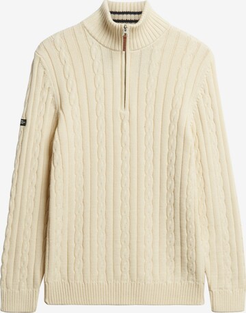 Pull-over Superdry & Co en beige : devant