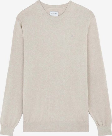 Sweat-shirt Scalpers en beige : devant