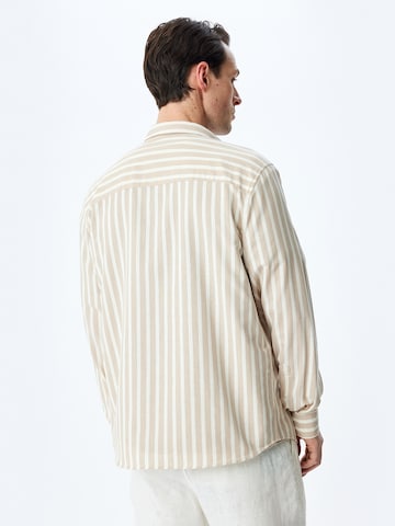 Koton Regular fit Button Up Shirt in Beige
