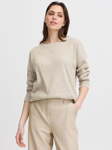 T-shirt ' BYPUNTI PULLOVER ' b.young en beige