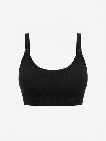 SNOCKS Bralette Bra in Black: front