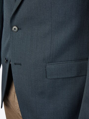 PIERRE CARDIN Slim Fit Sakko 'Grant' in melierter Optik in Blau