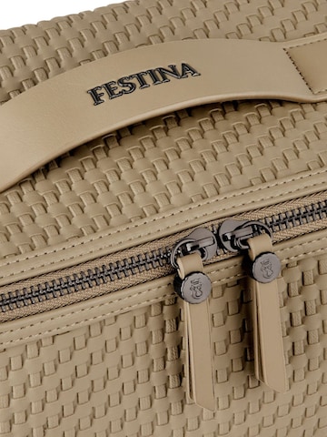 FESTINA Toilettas 'Toiletry Bag Interlace' in Grijs